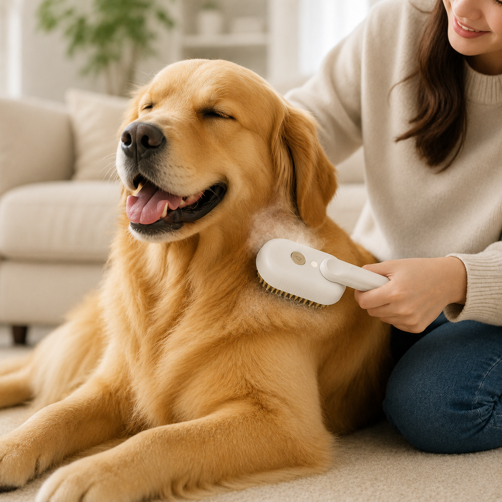 FurMist™ 3-in-1 Pet Grooming Brush