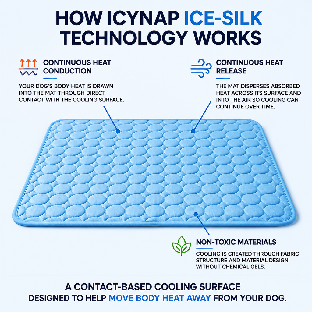 Hexlie Frost™ Self-Cooling Pet Mat Hexlie