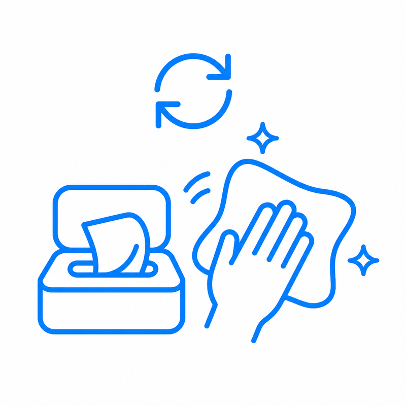 3. WIPE & REUSE